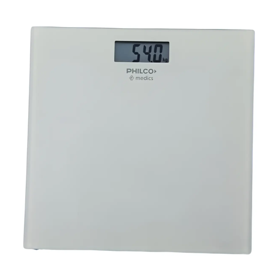 Balanza De Baño PHILCO Bap2011p 180kg Digital Templado - Blanco