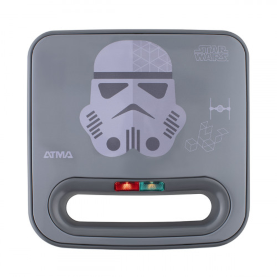 Waflera doble Star Wars Disney Atma W021DVSTDP 750w - Negro
